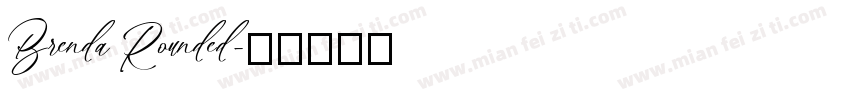 Brenda Rounded字体转换